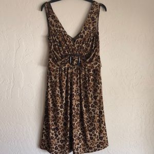 Women’s leopard print dress